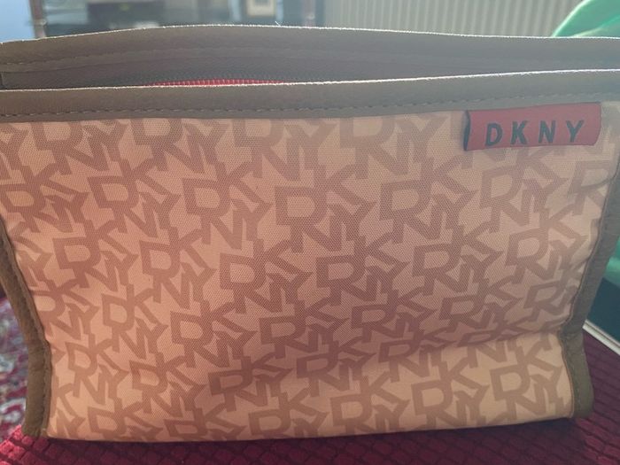 DKNY Top Zip Cosmetic/ Makeup Bag