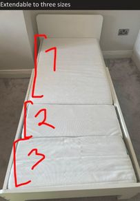 Ikea extending toddler bed