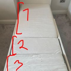 Ikea extending toddler bed