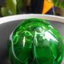 Vintage Incredibly Rare Arte Nuova Pustetto & Zanetti Murano Uranium Glass Ashtray Image 6