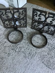 Cast iron pot holders,