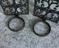 Cast iron pot holders,