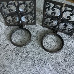 Cast iron pot holders,