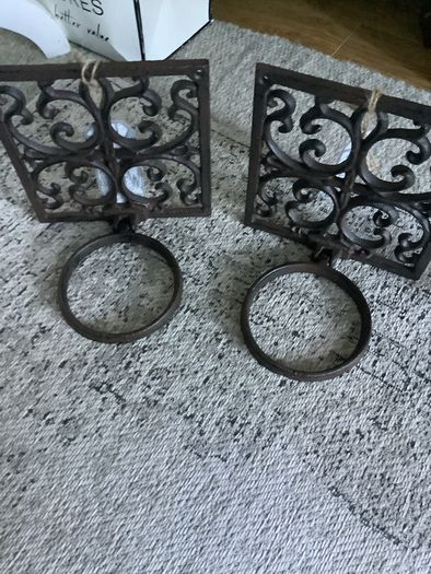 Cast iron pot holders,