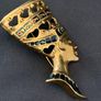 Vintage Nefertiti Egyptian queen brooch Image 4
