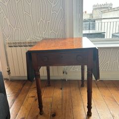 Antique Victorian drop-leaf table