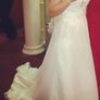 Mori Lee 2105 Wedding Dress, Strapless Slim A-line with Chapel Train Image 8