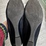 Navy Suede Wide Fit, size 5.5 Image 2