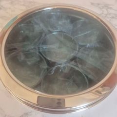 Brand New Indian Stainless Steel Masala Dabba / Spice Box Organizer (7 Cups)