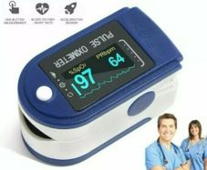 Professional Finger Pulse Oximeter Blood Oxygen Saturation Heart Rate O2 Monitor