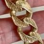 Heavy solid 9ct gold braclet Image 8