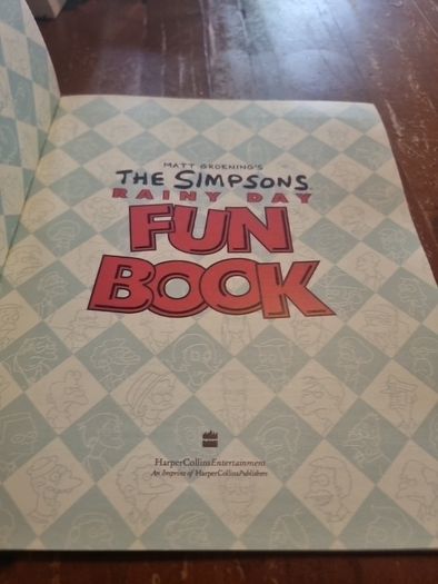 The Simpsons' Rainy Day Fun Book (paperback)