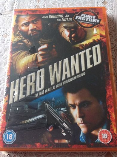 Hero W4nted.   DVD film.