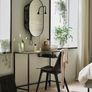 Ikea Hallway Table, black-brown with glass Home Office Workspace Image 4