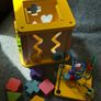 baby wooden shape sorter and activity cube Image 2