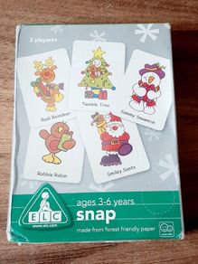 BNIB ELC Christmas Snap Card game