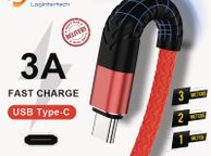 main image for ad 1/2/3 Meter USB-C Charging Lead For Samsung S9 S10+ S20+ Type C Charging Fast Charger Phone Cable Samsung