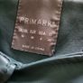 Primark green biker style jacket Image 3