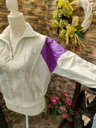 Vintage 90s Etirel shell track top  Size 6