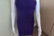 Fashion LAB purple backless tunic/mini dress