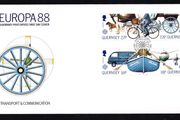 1988 Guernsey Europa: Transport &amp; communications Commemorative Stamps Official First Day Cover (FDC)