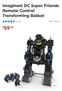 IMAGINEXT Batman  RC Transforming BatBot Robot PlaySet