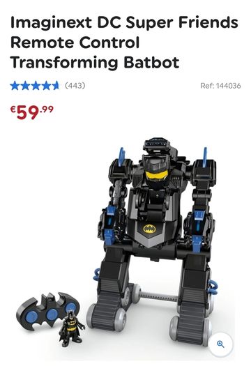 IMAGINEXT Batman  RC Transforming BatBot Robot PlaySet