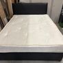 black leather bed - king size Image 2