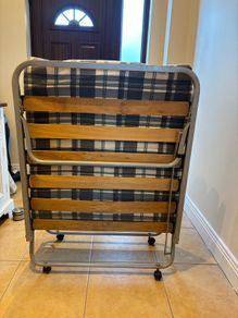 Folding Single Bed frame with mattress