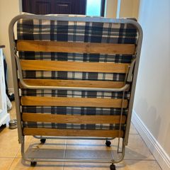 Folding Single Bed frame with mattress