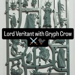 Warhammer Age of Sigmar Stormcast Eternals Lord Veritant with Gryph Crow