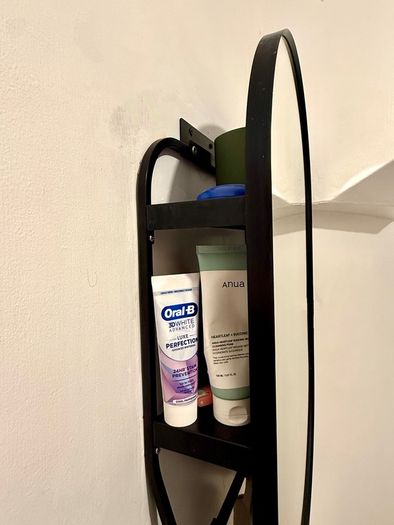 Mirror with storage