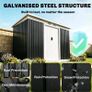 Brand New Black Shed 9ft x4ft Image 9
