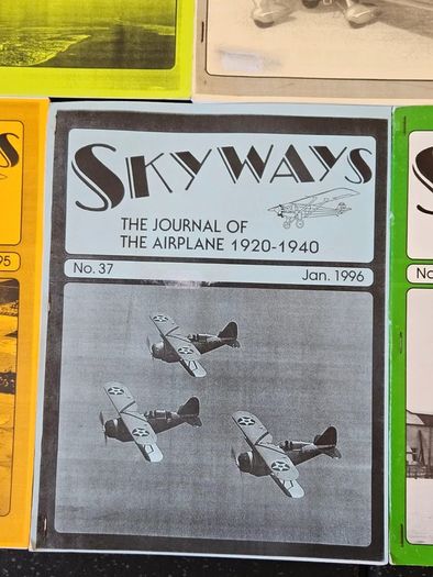 Lot of 9 Skyways The Journal of The Airplane 1920-1940 Book volumes 32- 40