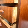 Danish Mid-Century Modern Teak Desk with Unique Top Image 4