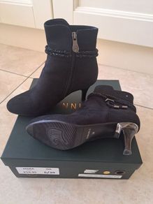 Zanni and Co Ladies Black Ankle Boots - New
