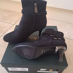 Zanni and Co Ladies Black Ankle Boots - New