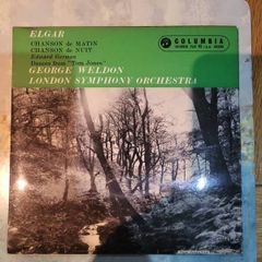 Elgar Chanson de Matin Chanson de Nuit George Weldon Columbia 7 inch EP