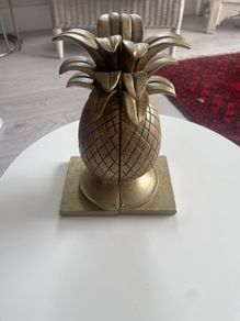 Heavy Resin Pineapple Bookends