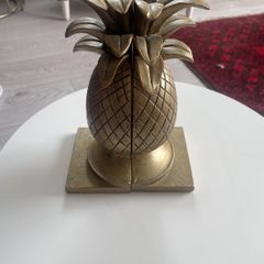 Heavy Resin Pineapple Bookends