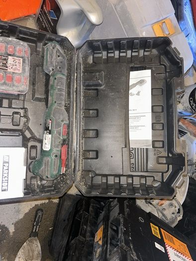 Multitool with battery and box