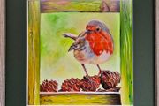 A visit from a friend | FineArt Print| Framed