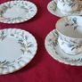21 Piece Royal Albert Brigadoon Pattern Bone China Gold Gilt Tea Set For 6 Person Setting Made In England Image 8
