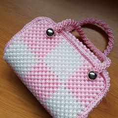 Handmade beads mini handbag