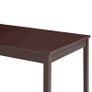 Dining Table Dark Brown 180x90x73 cm Pinewood Image 5