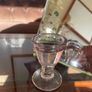 Antique Victorian 19th Century Glass Ice Cream Penny Lick or Deception Glass Image 6