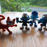 smurf figurines x 11 Image 2