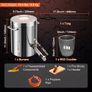 6KG Propane Smelting Furnace Kit Melting Furnace Stainless Steel 2700F Image 6