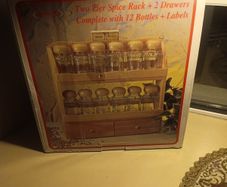 vintage spice rack