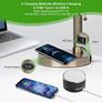 Bankers Office Desk Lamp, Vintage Green Glass Table Lamp with Brass Base, Classic Retro Light with Wireless Charging&USB Port Image 5